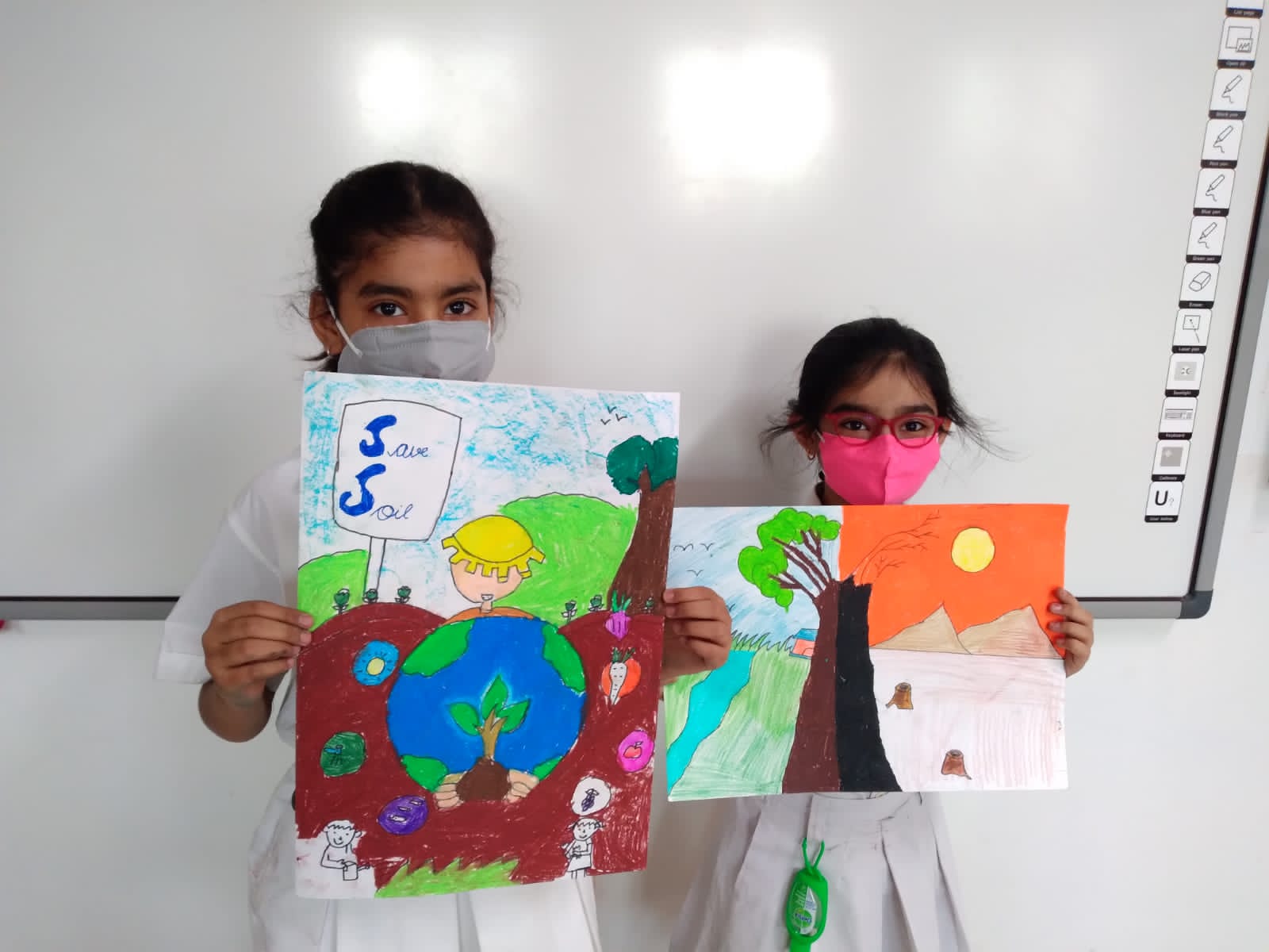 Painting Competition on 'Save Soil Campaign'