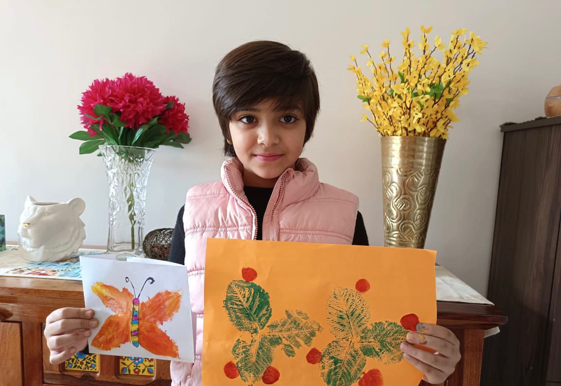 Leaf Painting activity